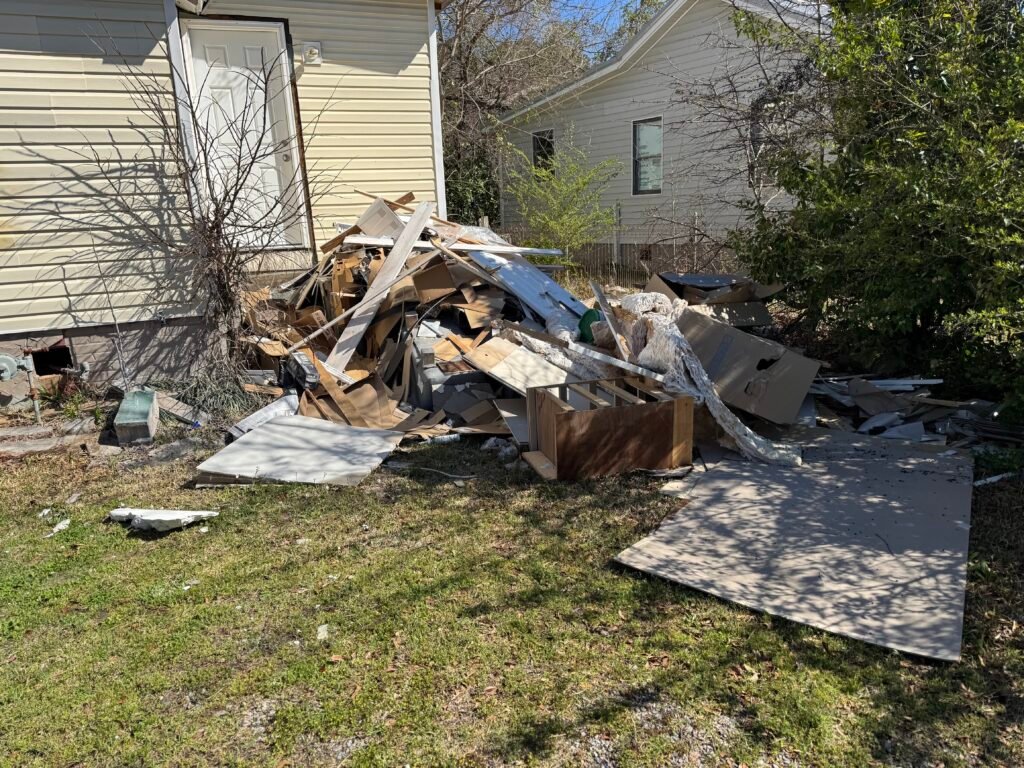 construction debris cleanups