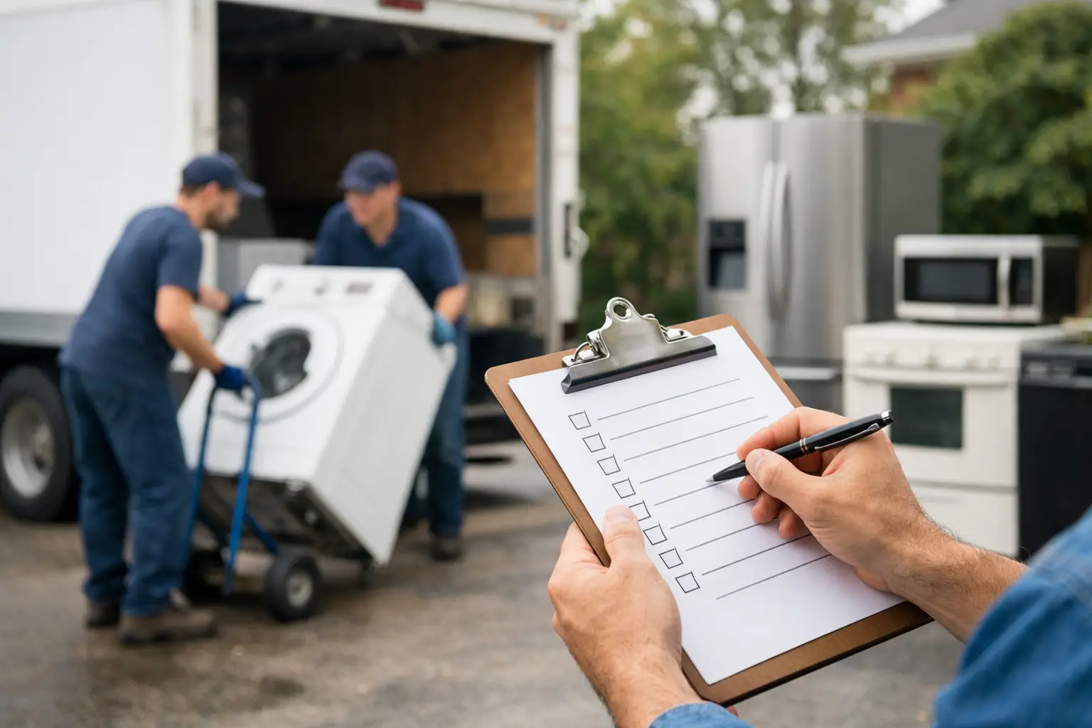 Appliance Pickup Service Review Checklist