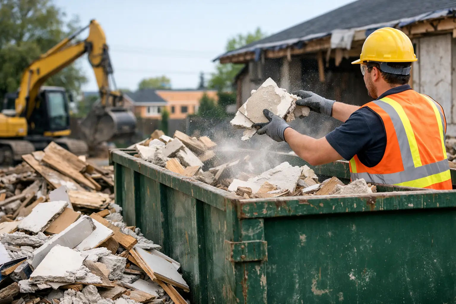 How to Dispose Construction Debris Right