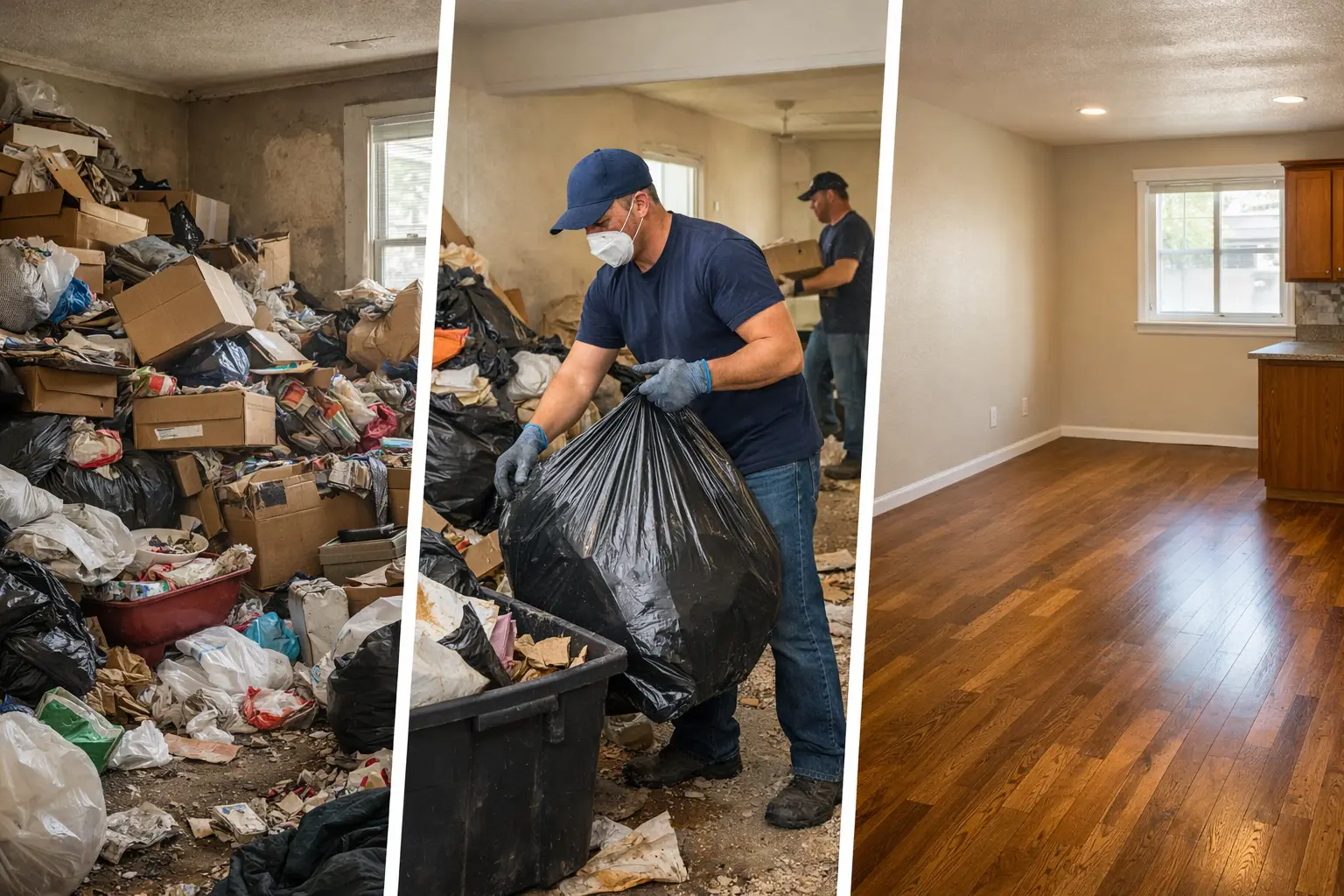 A Hoarder House Cleanup Example, Step by Step