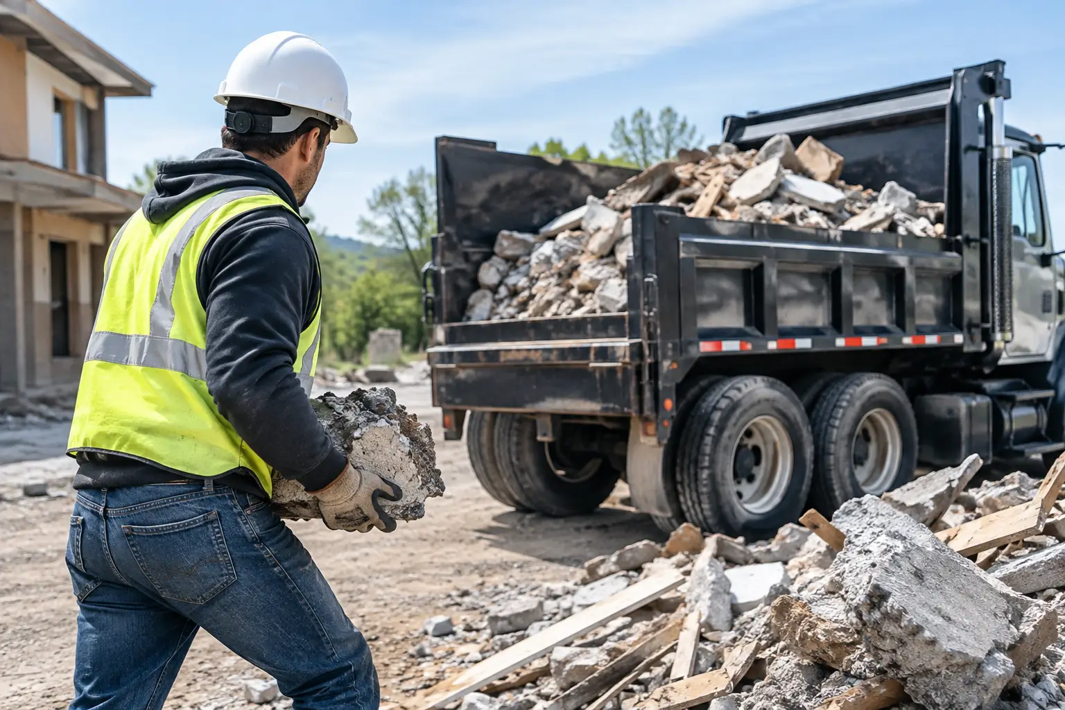 Construction Debris Removal Without the Headache